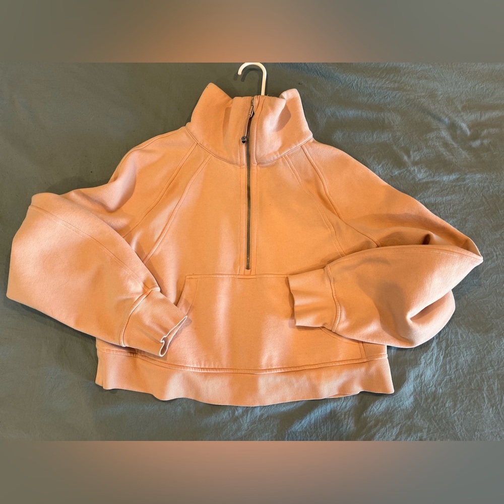 Lululemon Scuba Oversized Funnel Neck Half Zip size M/L